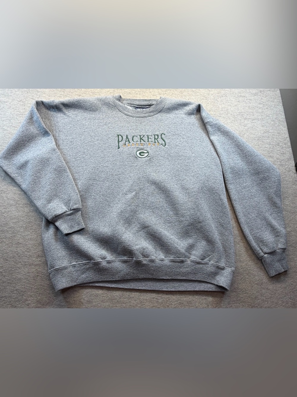 Vintage Green Bay Packers Lee Sport Embroidered Crewneck Sweatshirt XL Made USA
